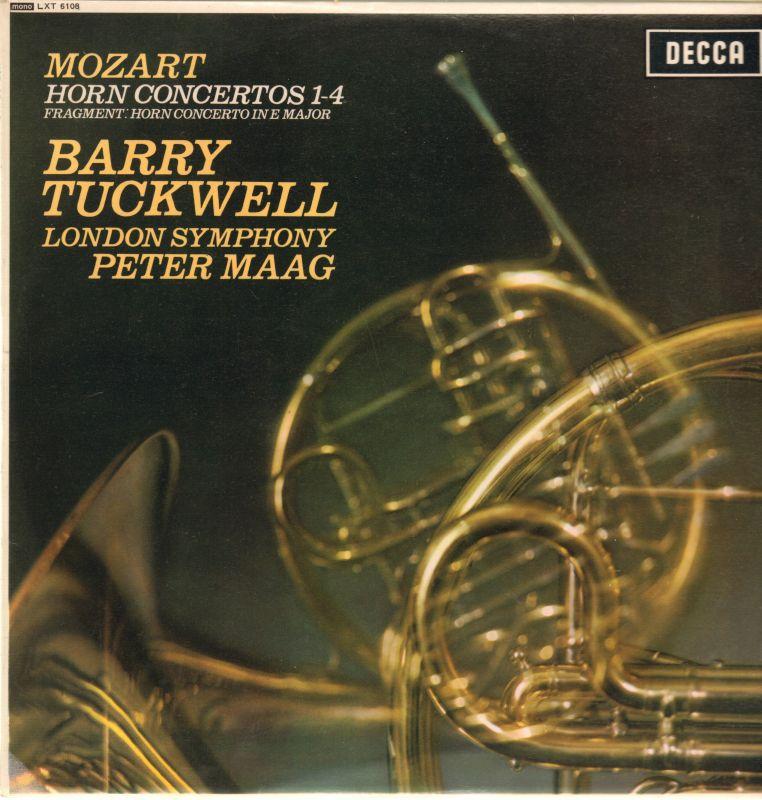 MOZART(VINYL LP)HORN CONCERTOS 14DeccaLXT 610865Ex/Ex £6.59